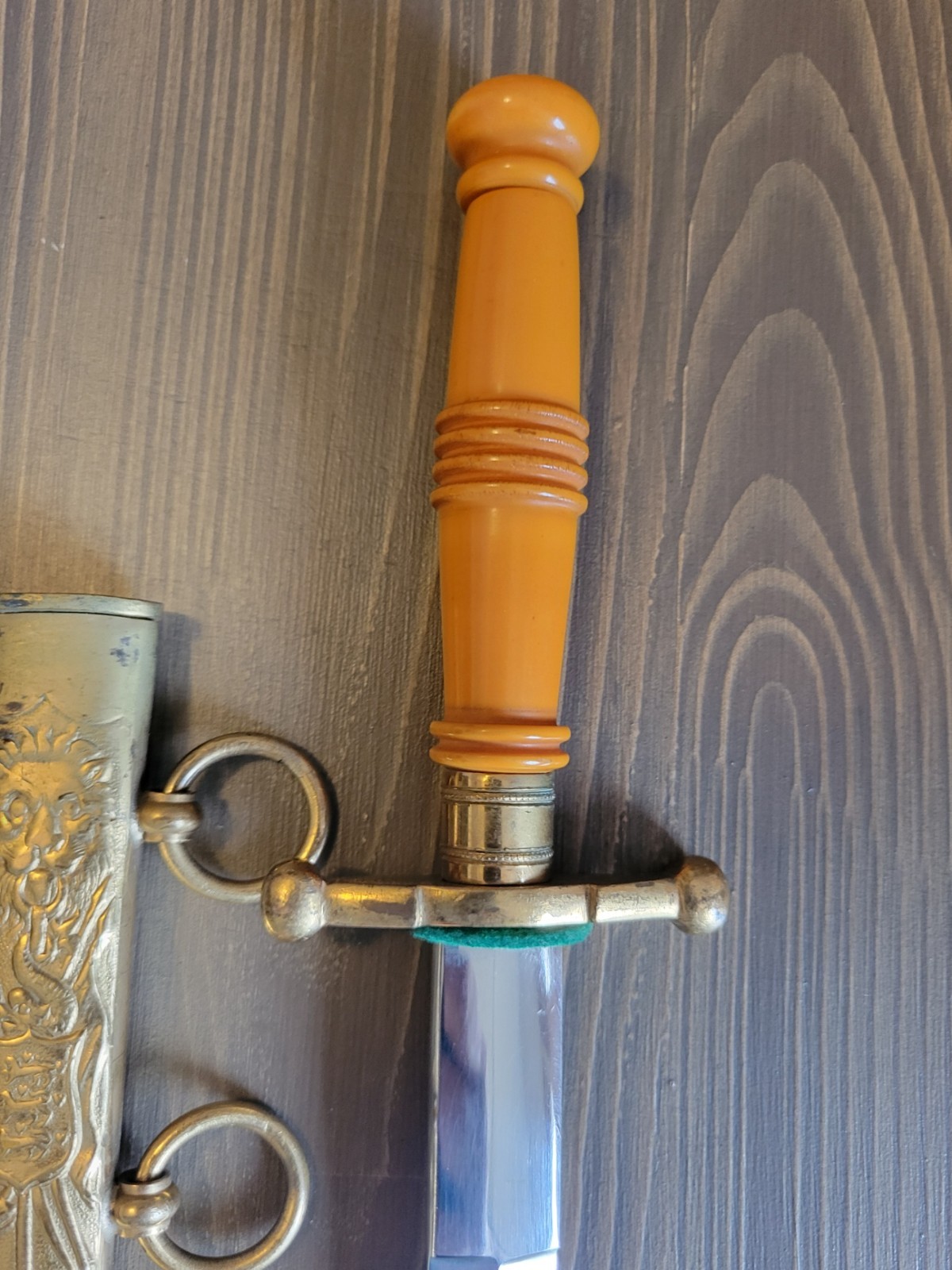 EXCELLENT! World War II Dutch Navy Officer's Ceremonial Dagger by Horster