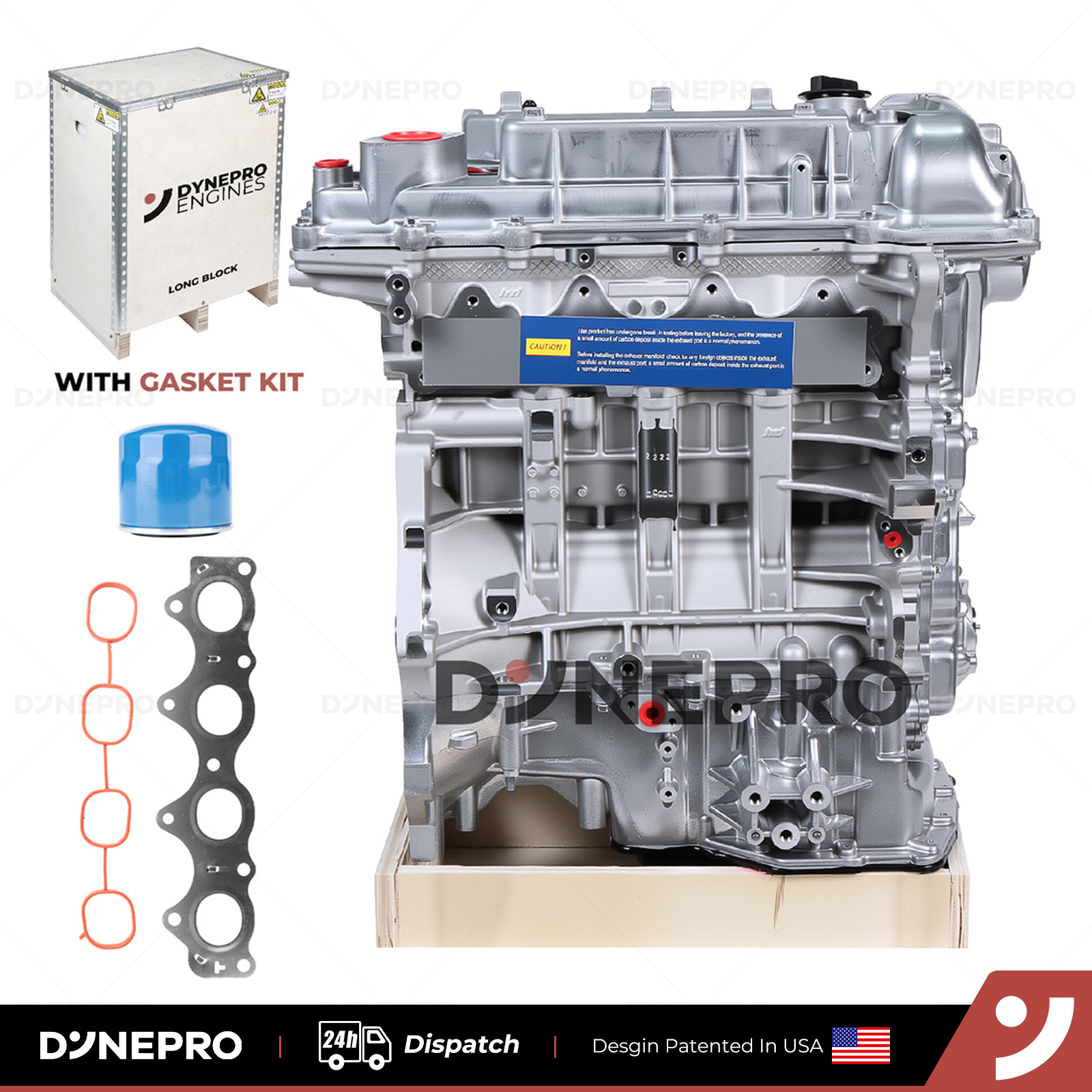 Brand New Engine Motor 1.6L 4 Cyl Turbo G4FJ T-GDI fit 2016-2018 Hyundai Tucson