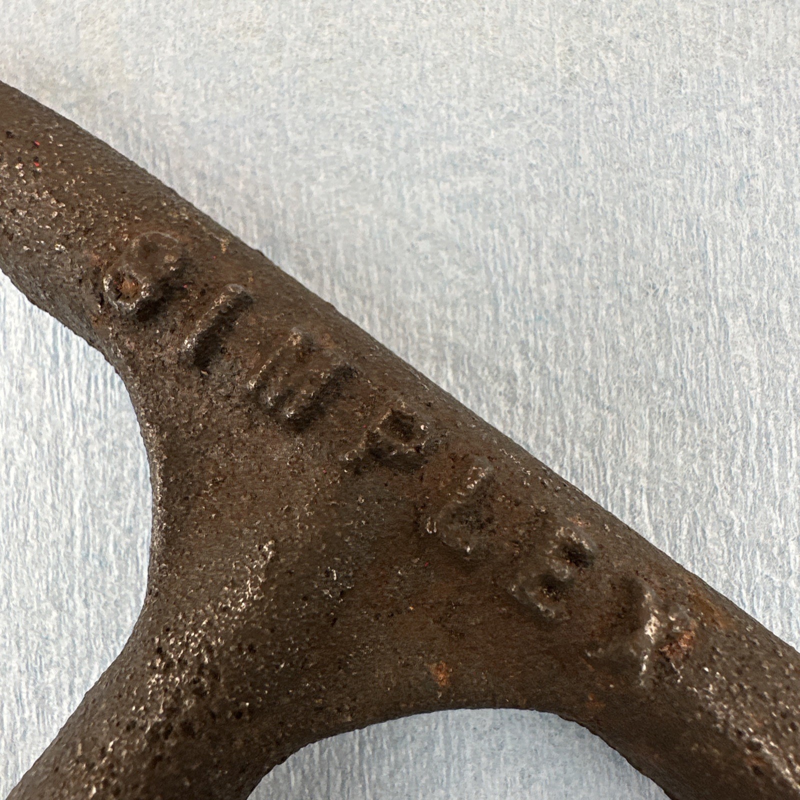 VINTAGE SIMPLEX WATER MAIN GAS VALVE MULTI-TOOL WRENCH, PLUMBING SHUT-OFF TOOL