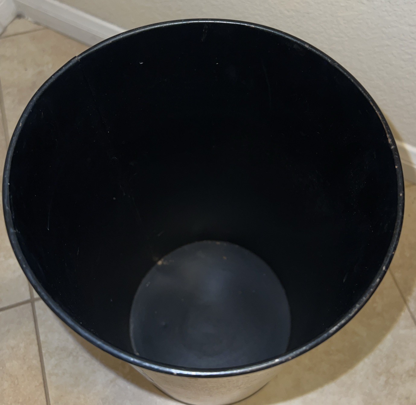 60's Kitchen Recipe MCM Umbrella Stand Black Gold Metal Joseph Phelan Kitschy