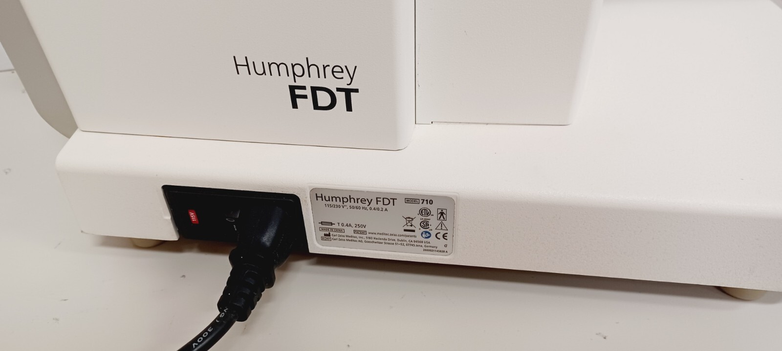 Zeiss Humphrey FDT 710 Visual Field Analyzer! used Optometrist, Optometry