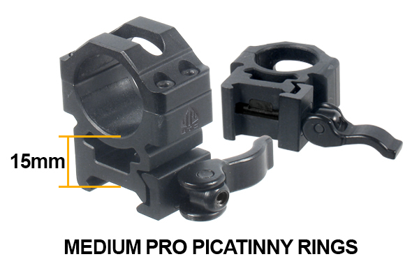 Leapers 3-9x32 CQB Bug Buster Rifle Scope Rings & Sunshade - SCP-M392AOLWQ