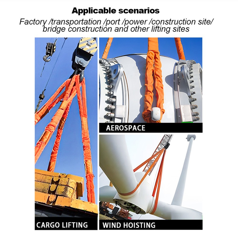 10 PK 4FT Purple Endless Round Sling Wrecker Crane Rim Sling Lifting Loop SF5:1