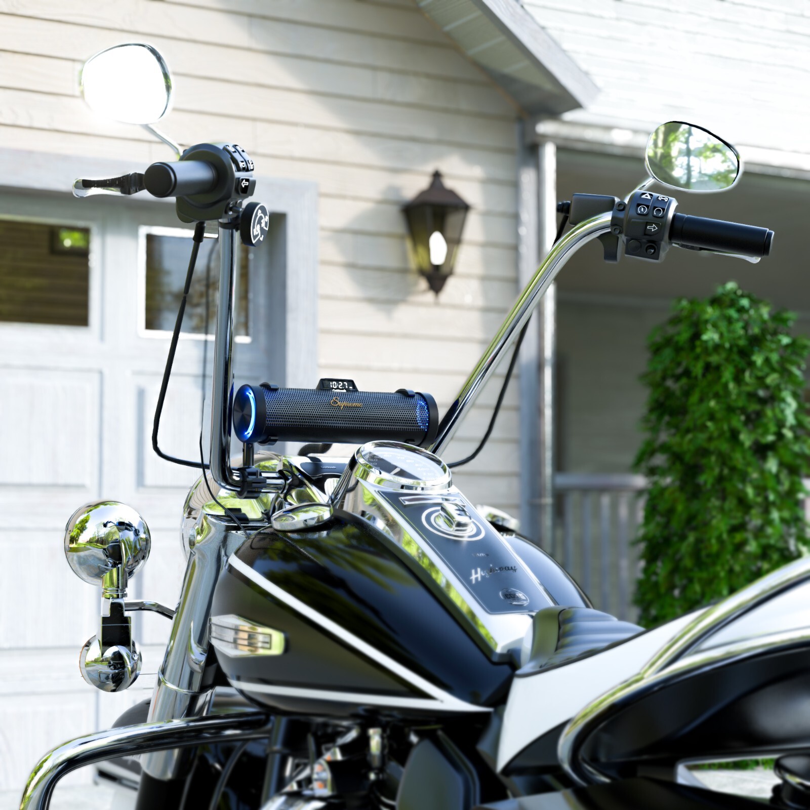 Waterproof Motorcycle Stereo 6 Speakers Audio System Bluetooth 300W Amp FM Radio