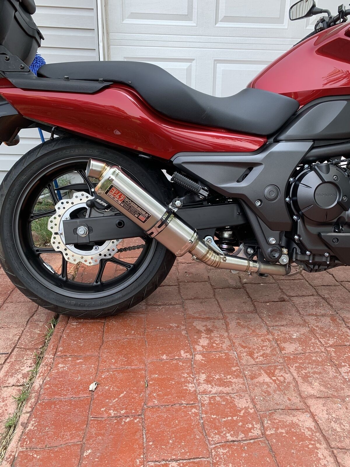 440mm Universal Exhaust Pipe 51mm Muffler Tip With DB Killer For Motorcycle ATV