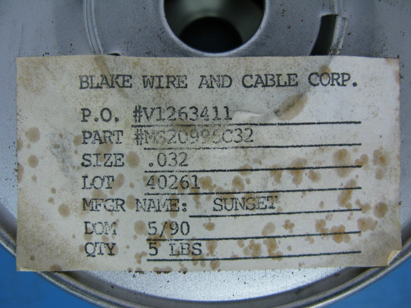 New MS20995C32 304 Stainless Steel Safety Lock Wire .032 Diameter 5 lb Roll