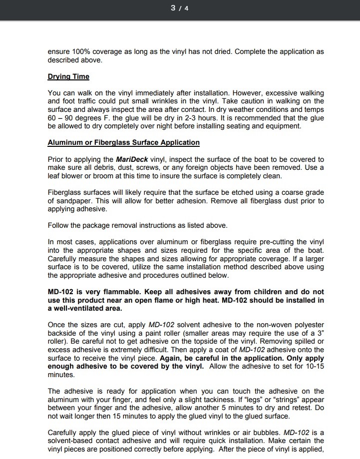 Marideck Boat Marine Outdoor Vinyl Flooring - 34 mil - GRAY - 6' wide