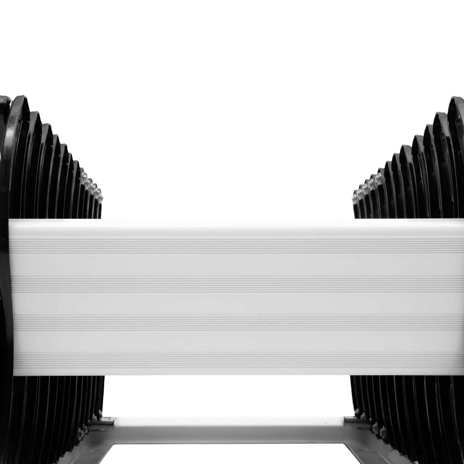 10ft Pull Down Folding Attic Ladder 12 Steps Anti-slip Wall-mounted Stairs