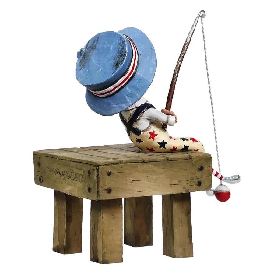 Lori Mitchell Summer Fun Collecion Gone Fishin' Figurine 11079