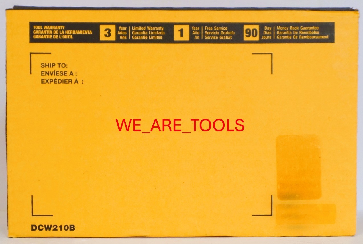 DeWalt DCW210B 20V MAX Cordless 5" Variable Orbital Sander Brushless 20 Volt