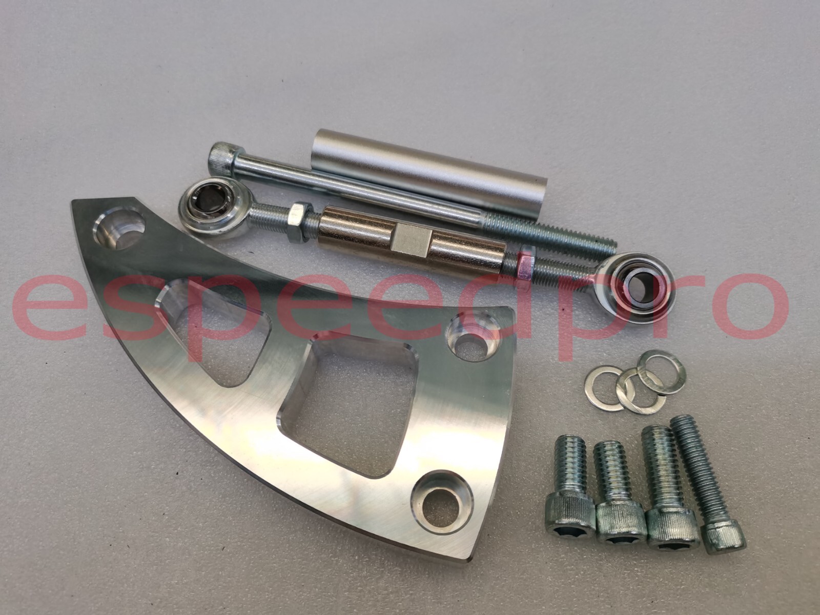 For SBC Chevy Pulley & Bracket Kit w/ Alternator Power Steering Long Water Pump