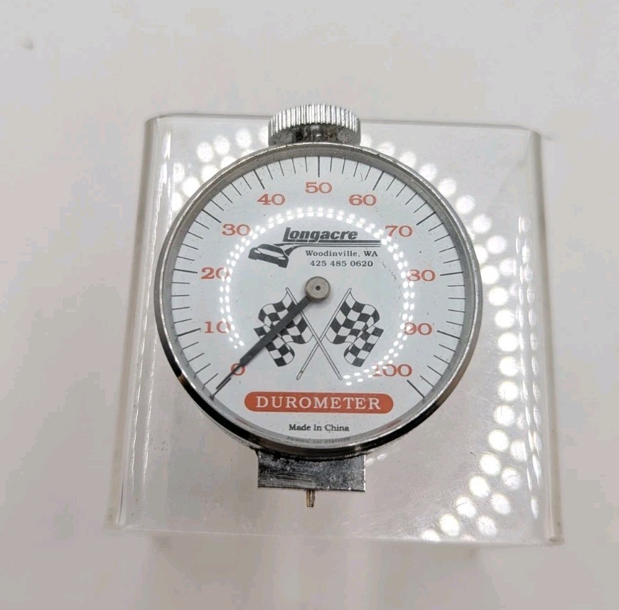 Longacre Chrome Tire durometer Very Good Condition RC Car Tire Gauge