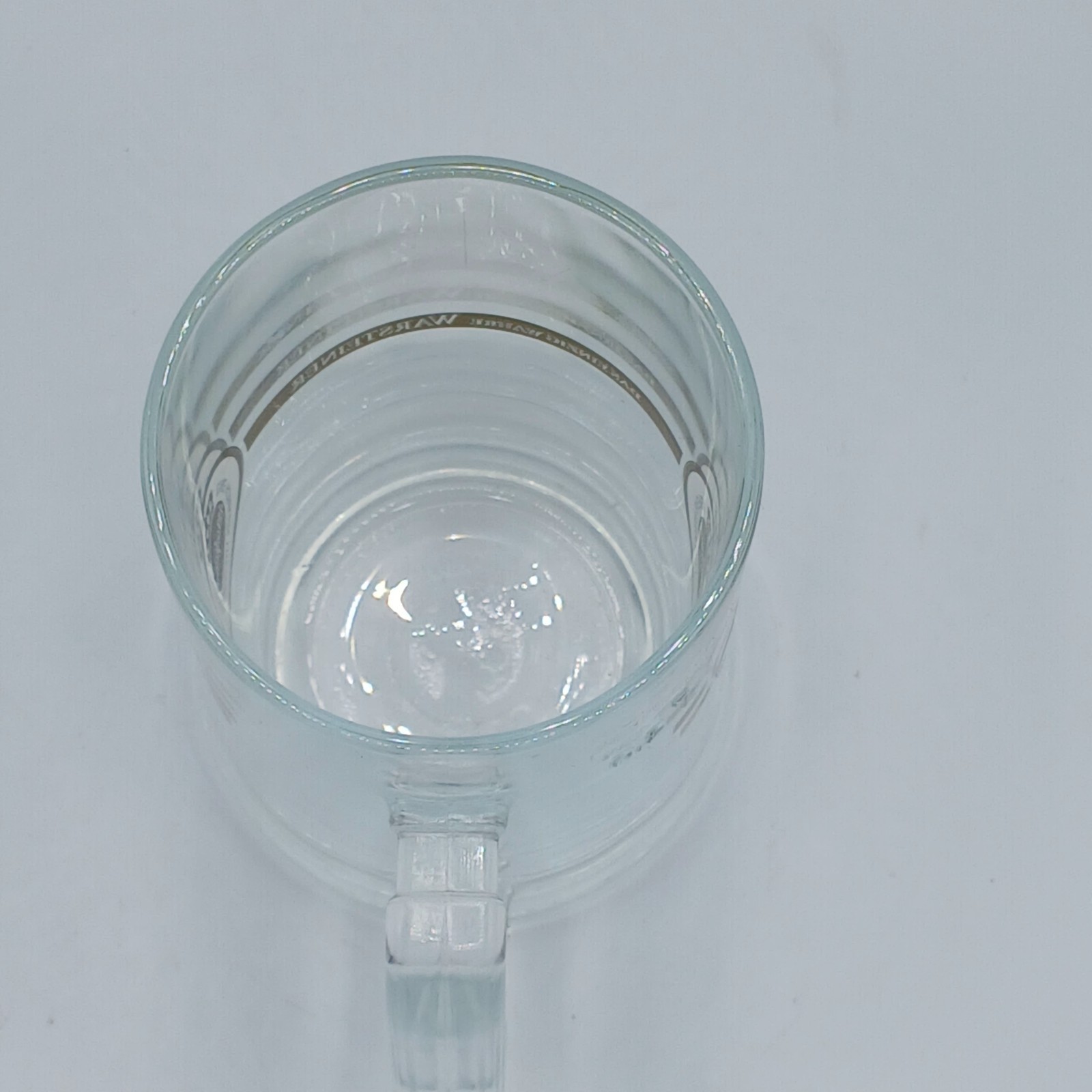 Warsteiner Glass Beer Mug Stein .2L Eine Konigin Unter Den Bieren Das Einzig