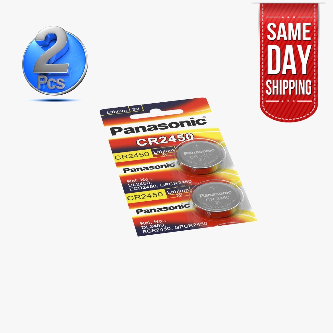 LOT 2-5-10NEW Panasonic LITHIUM BATTERY ECR2450 CR2450 BR2450 2450 3VButton Cell