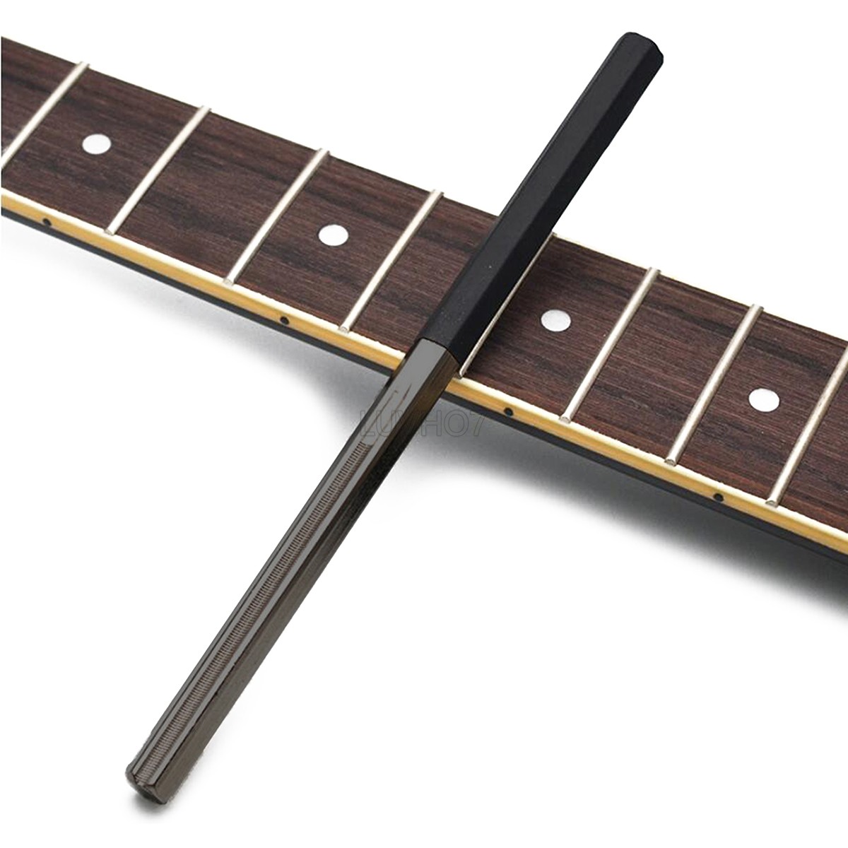 Guitar Fret Crowning File Dressing File W/ 3 Size Edges Luthier Tool Steel T12