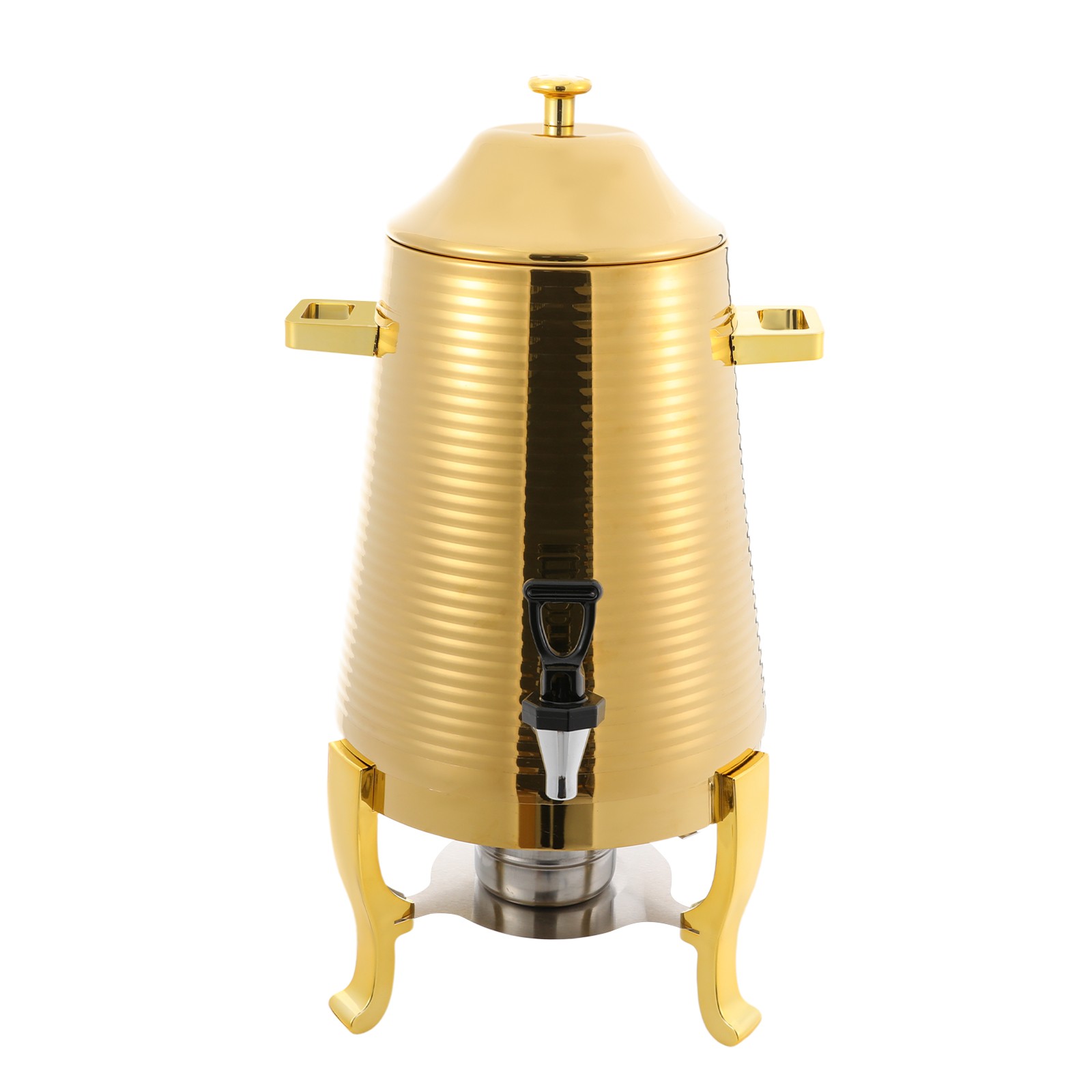 13L Beverage Dispenser Hot Drink Dispensing Container with Stand Stainless Steel