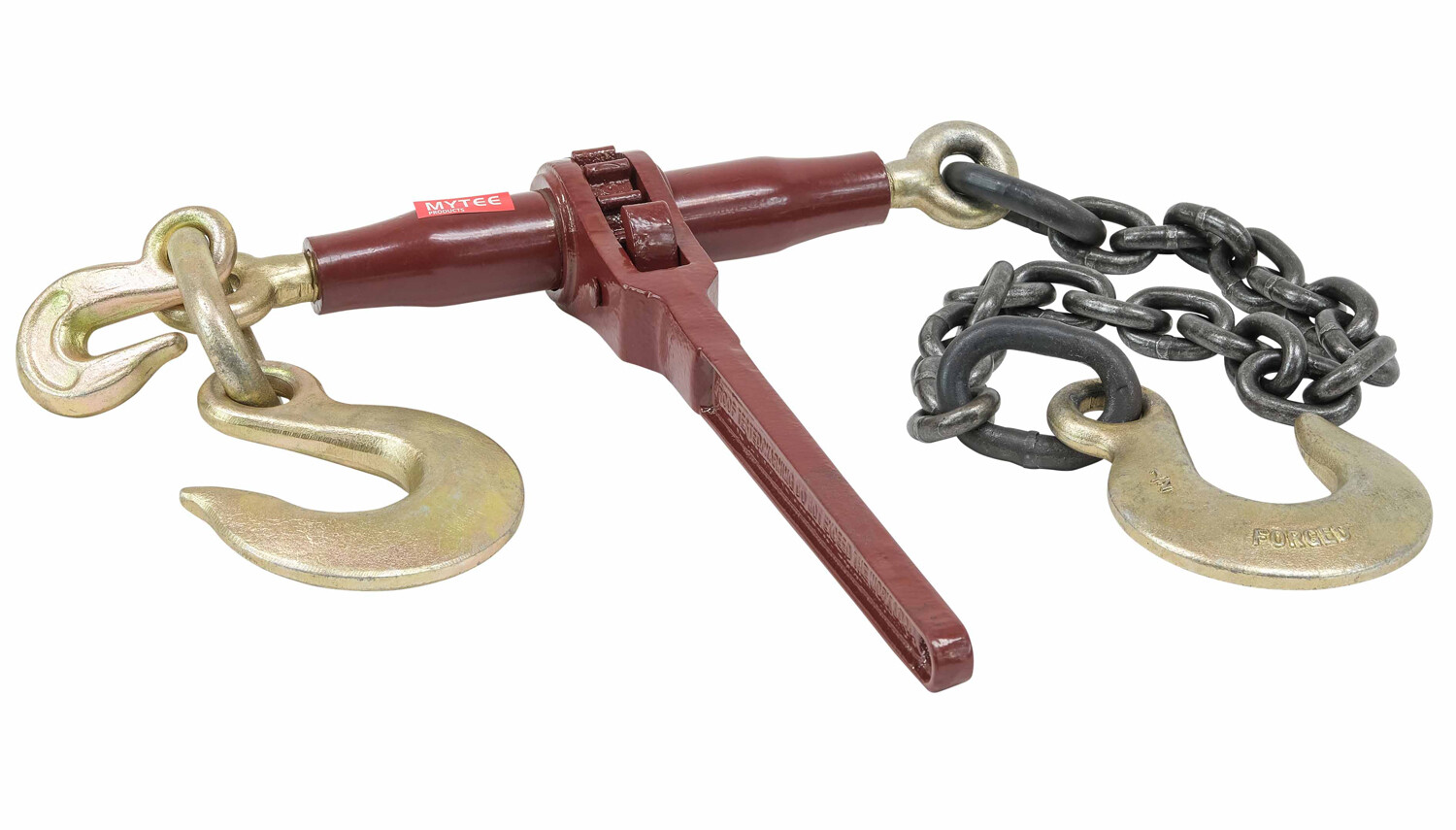 (4 Pack) Ratchet Pro Binder w/ 3/8" Grab & 1/2" Sling Hook, & 2' G8 Chain & 1...