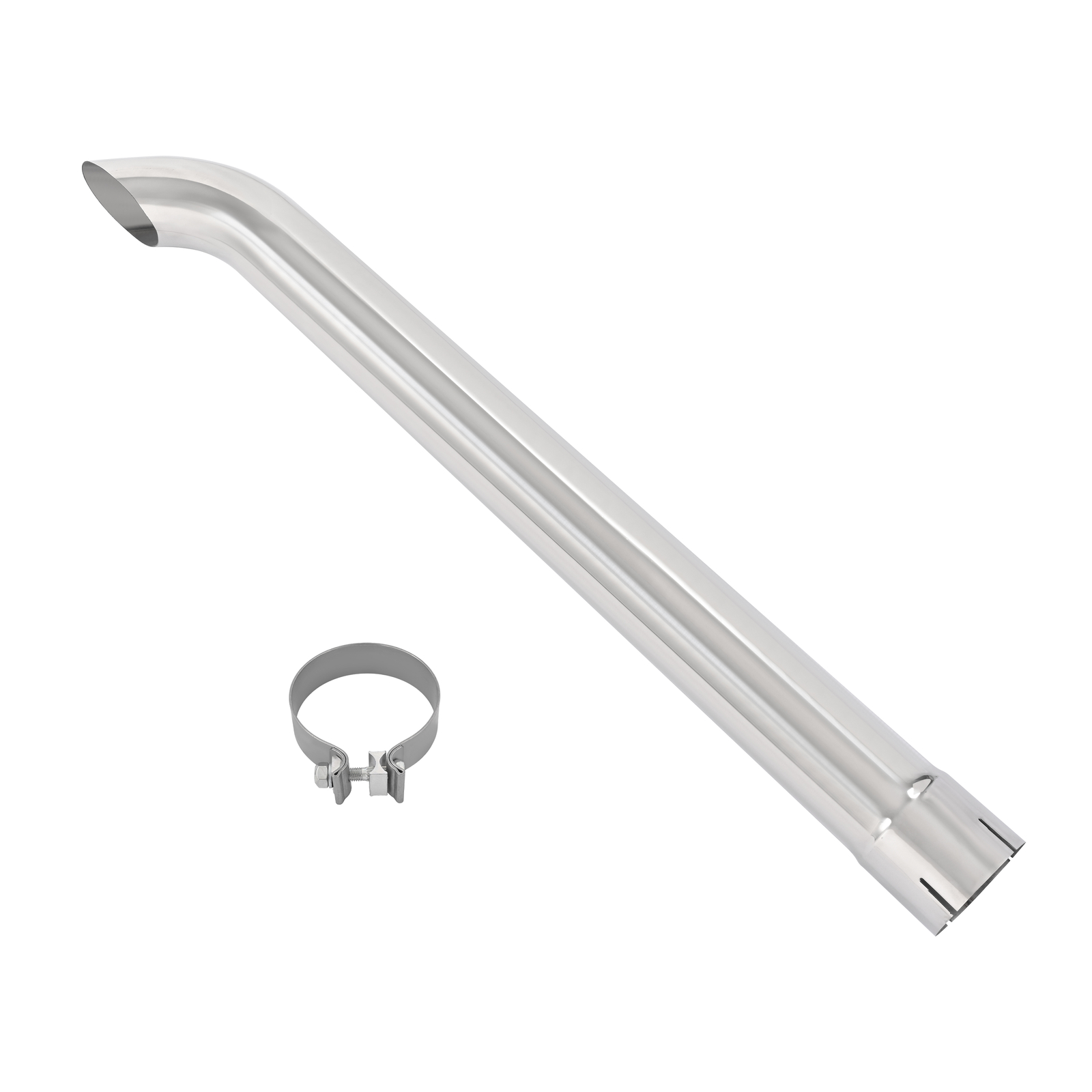 Curved Exhaust Pipe Stack Stainless Steel For Farmall IH 1026 1066 1566 Tractor