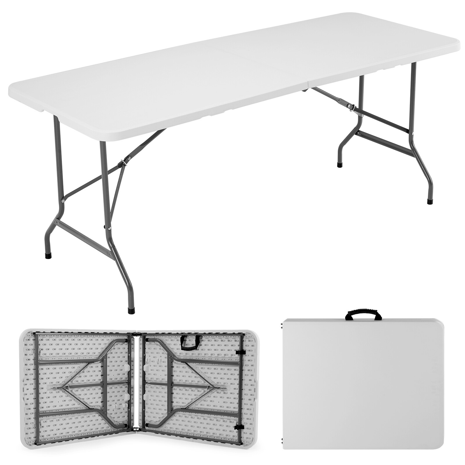 Folding Table Portable Outdoor Table Heavy Duty Camping Picnic Dining Table