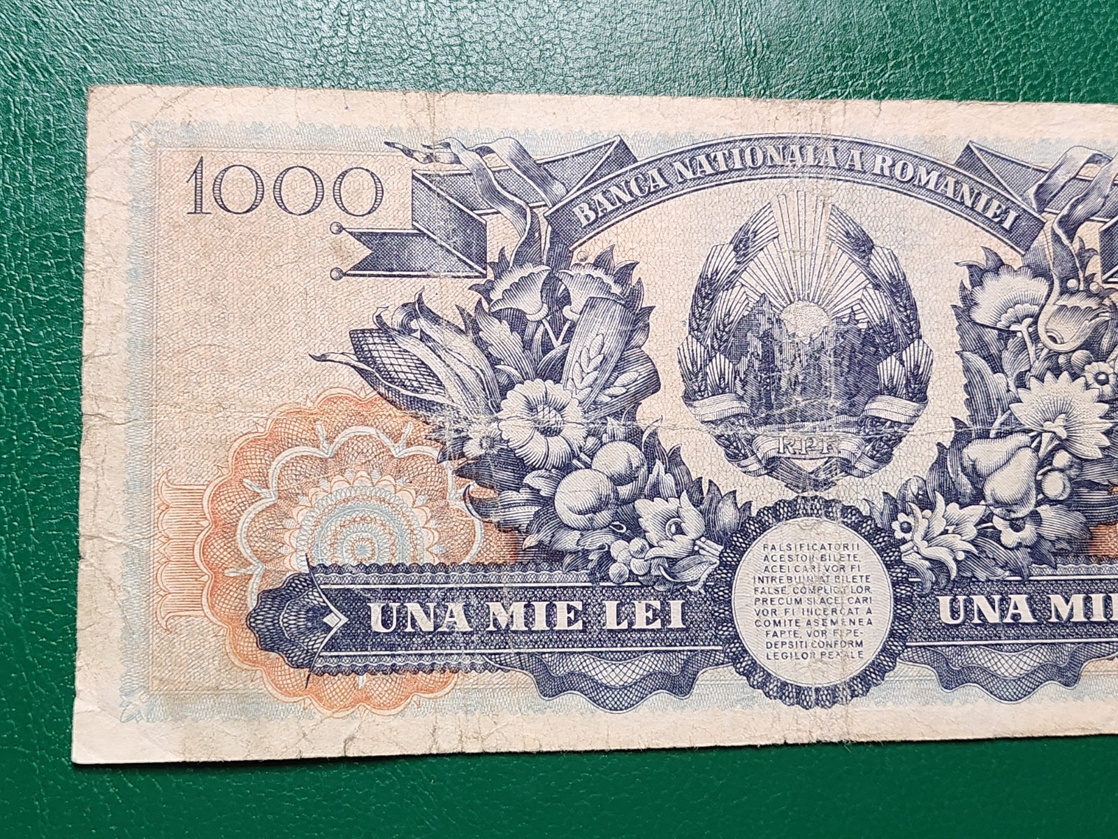 ROMANIA - 1000 LEI 1948 - BANKNOTES