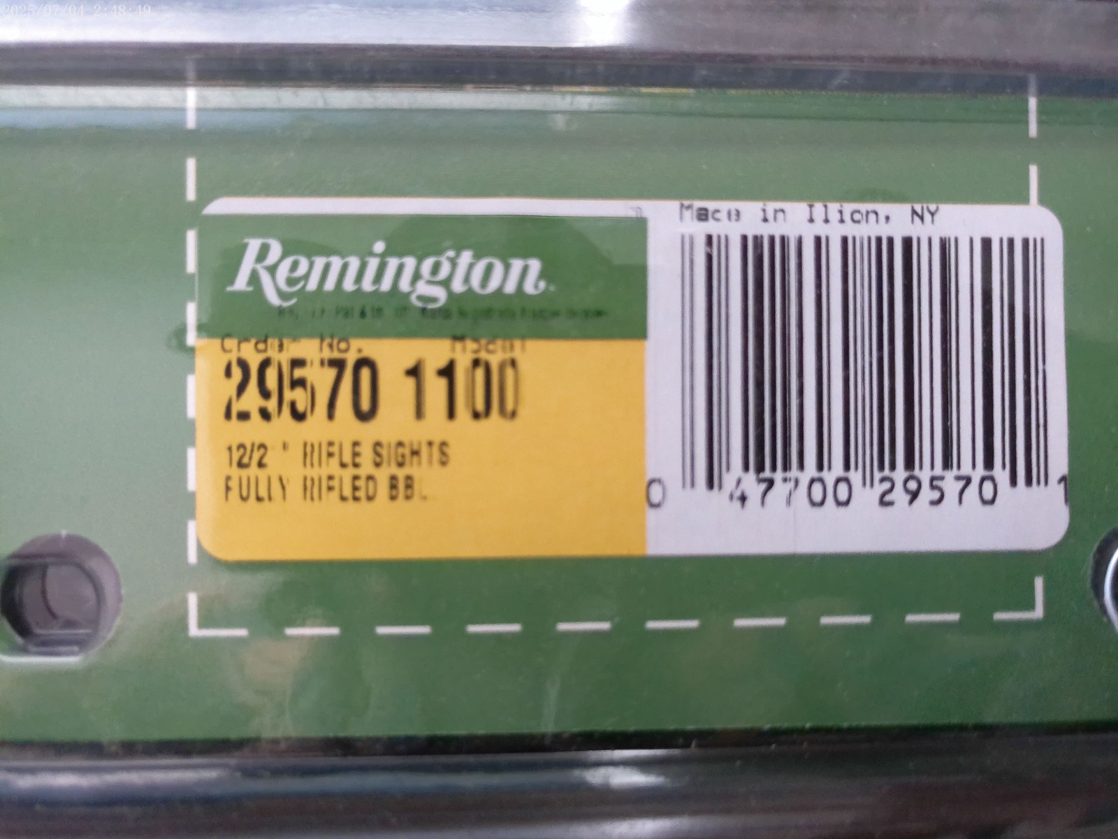 Remington 1100 12GA 21 inch rifled new shotgun barrel
