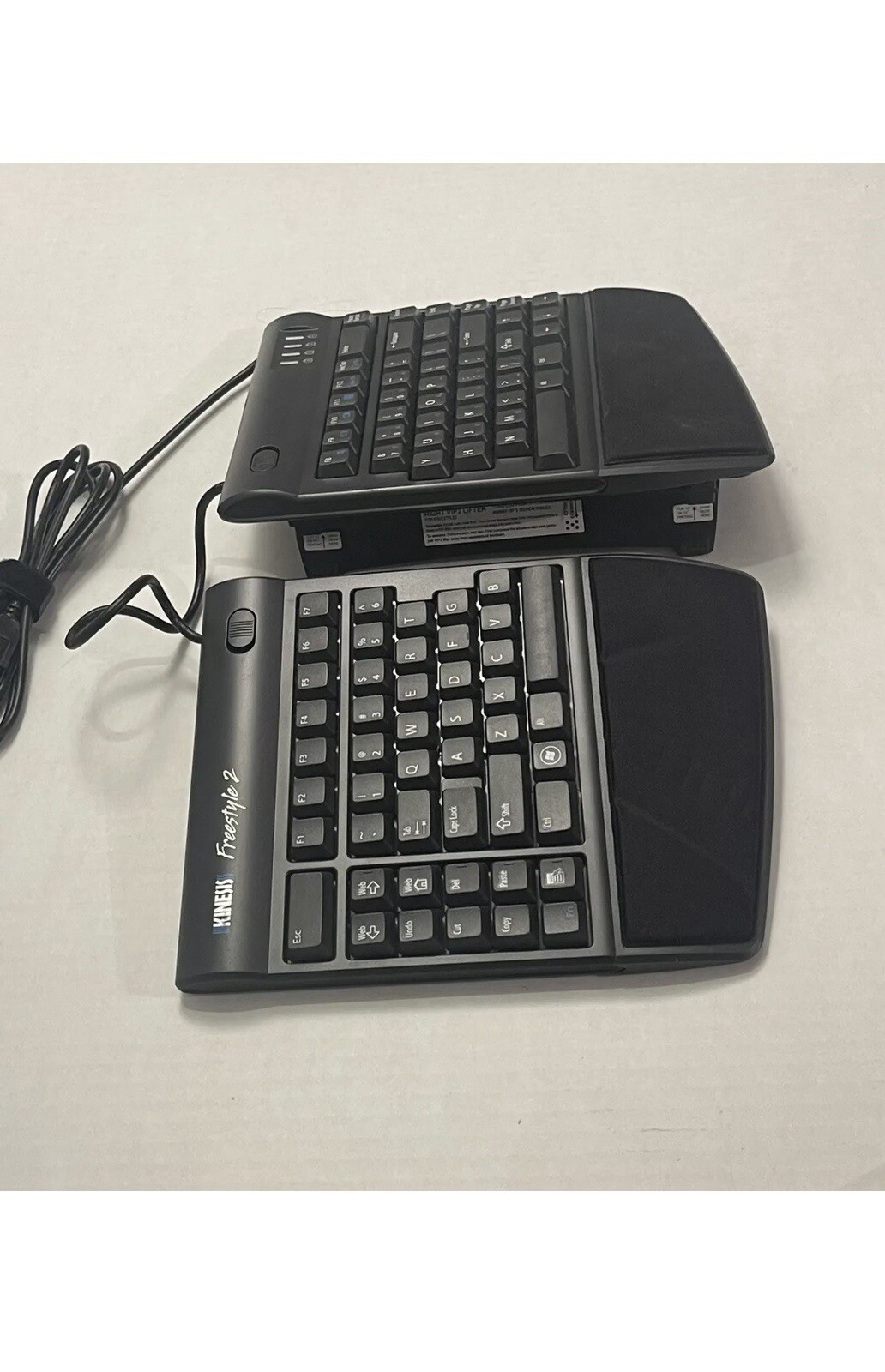 Kinesis Freestyle 2 Ergonomic Split Keyboard KB800, Lifters & Number Keypad