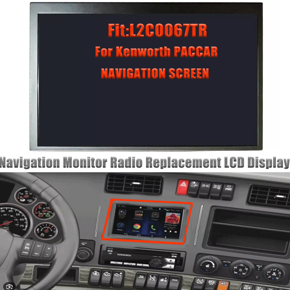 Navigation Monitor Radio Replacement LCD Display For Kenworth PACCAR DEA601