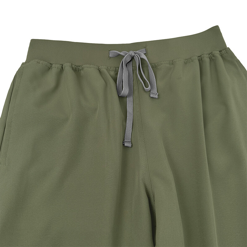 Women Men Stretch Nurse Uniform Medical Scrub Sets V-Neck Top Jogger Pant Unisex