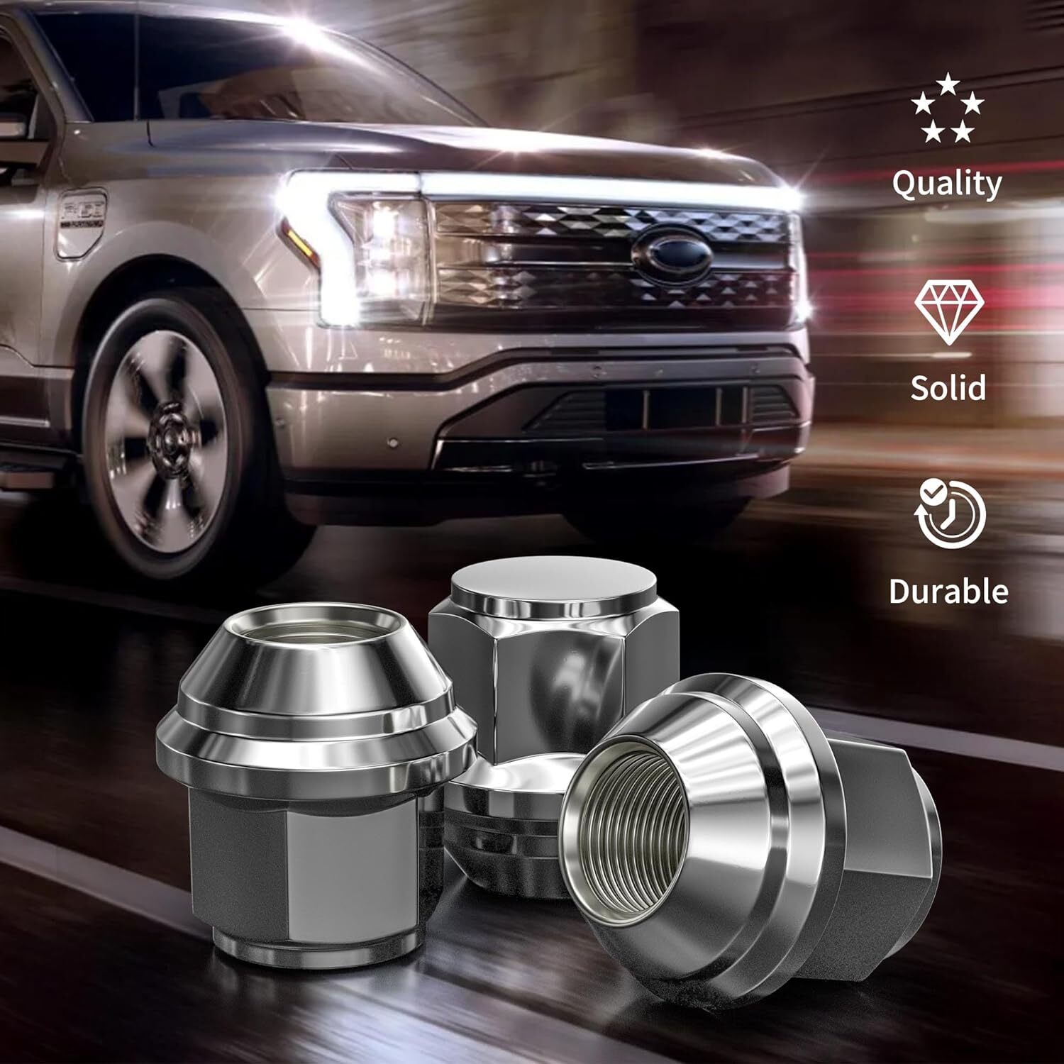 20pcs 12x1.5 Factory OEM Stock Lug Nuts for Ford Focus Fusion Escape EcoSport