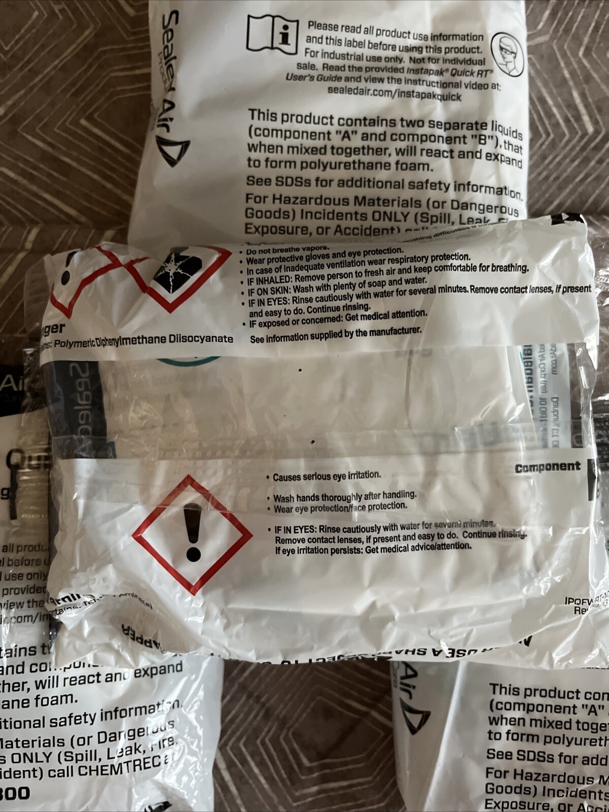 4x - InstaPak Quick RT Bag #10 - Quick & Safe Gift Packing 15"x 18"