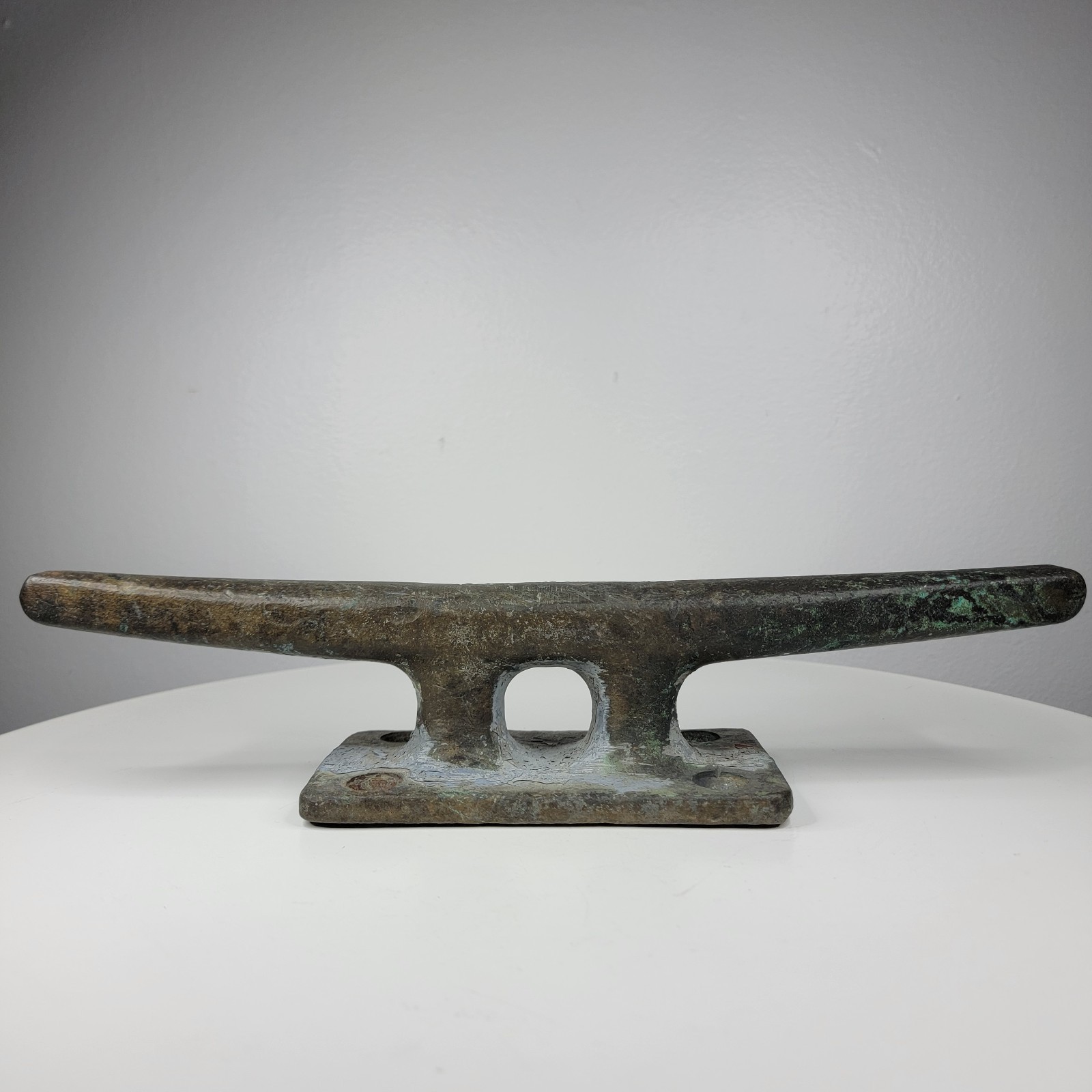 15" Bronze / Brass Boat Dock Cleat 10 Lbs 3211 15 Inch Weathered