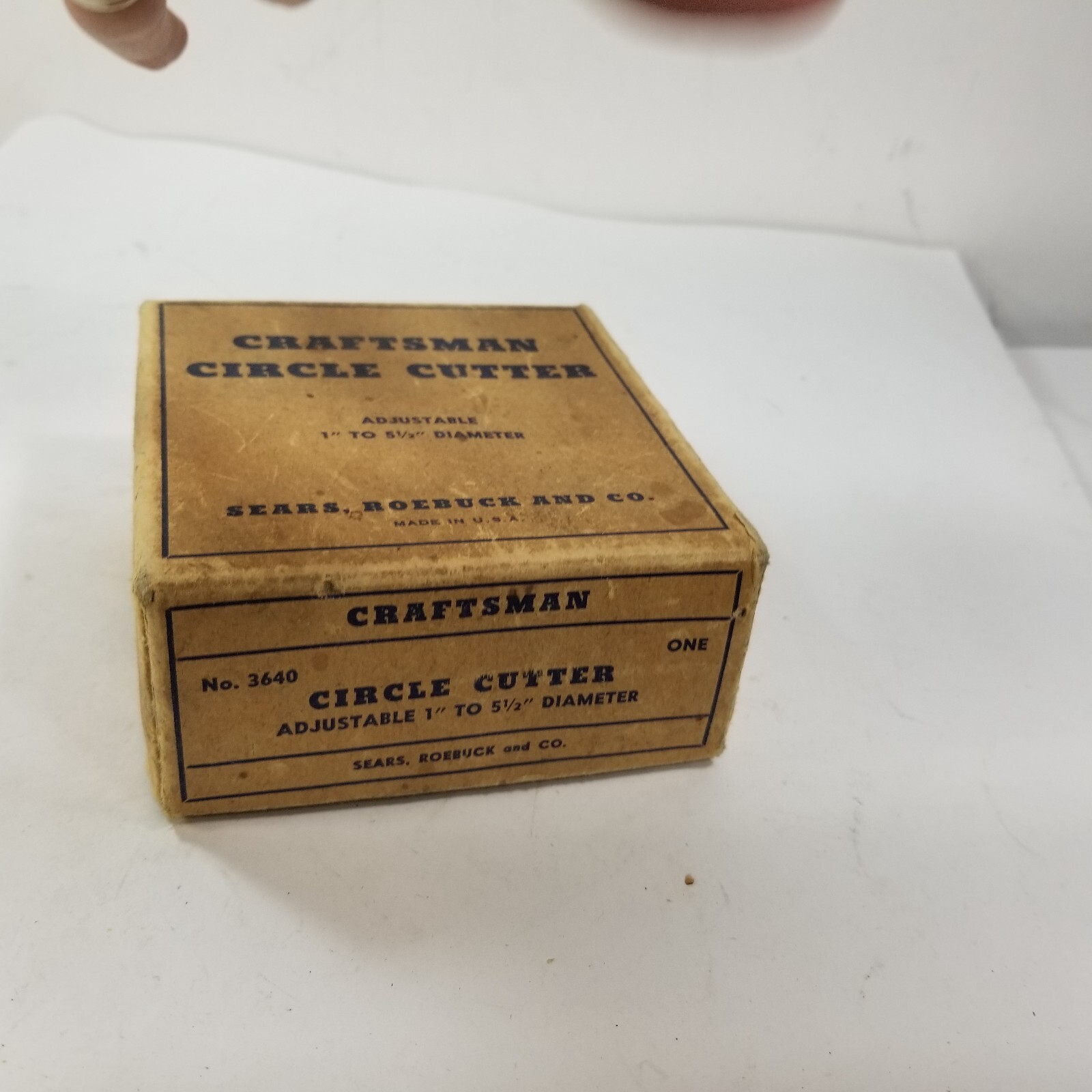 Vintage Craftsman Circle Cutter No. 3640 USA w/ Original Box