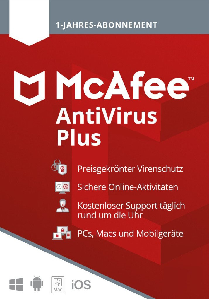 McAfee AntiVirus / Internet Security 2023 | 10 Geräte 1 Jahr ☀️☀