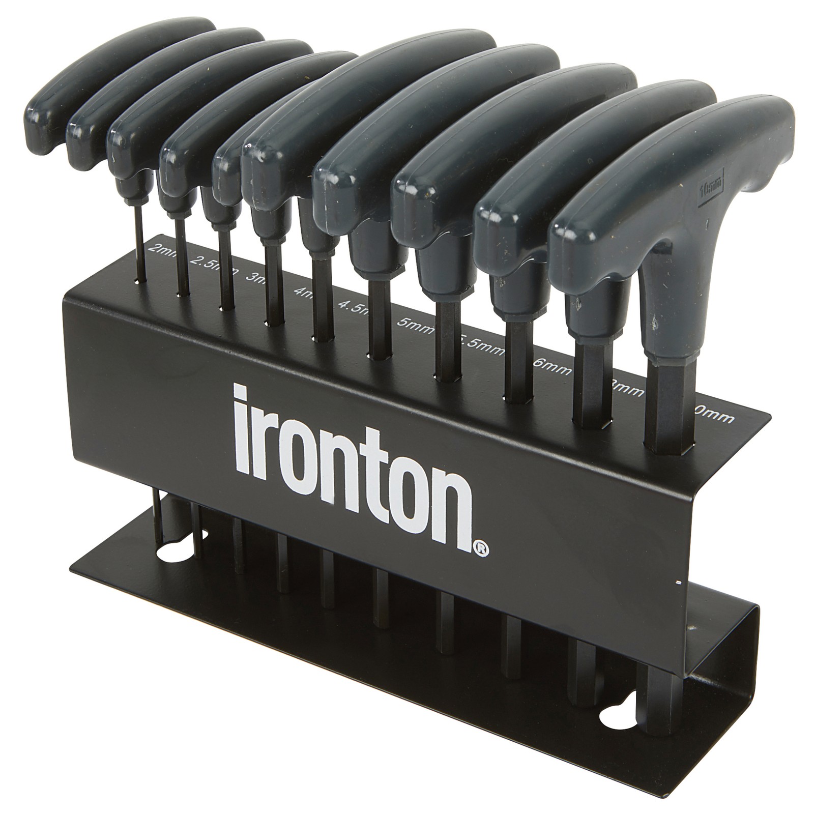 Ironton 10-Pc. Metric T-Handle Hex Key Set