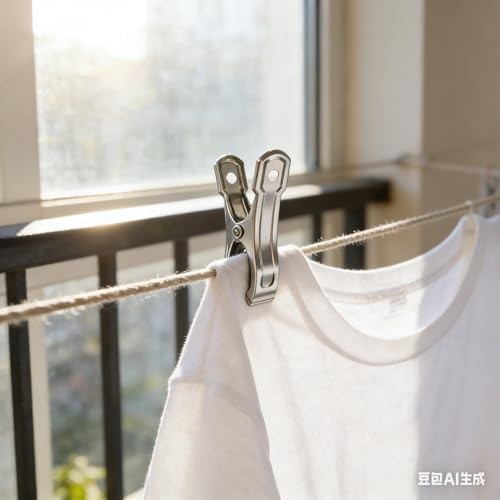 40 PCS Stainless Steel Greenhouse Clamps, Strong Grip Metal Clips for Garden -