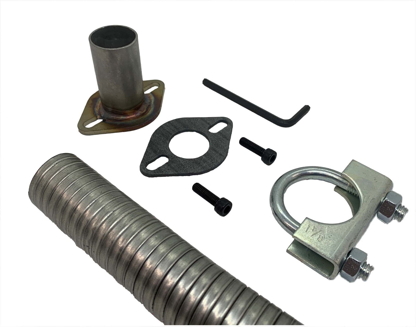 GenExhaust for Predator 5000 Generator 1" Galvanized Steel Flex ExhaustExtension