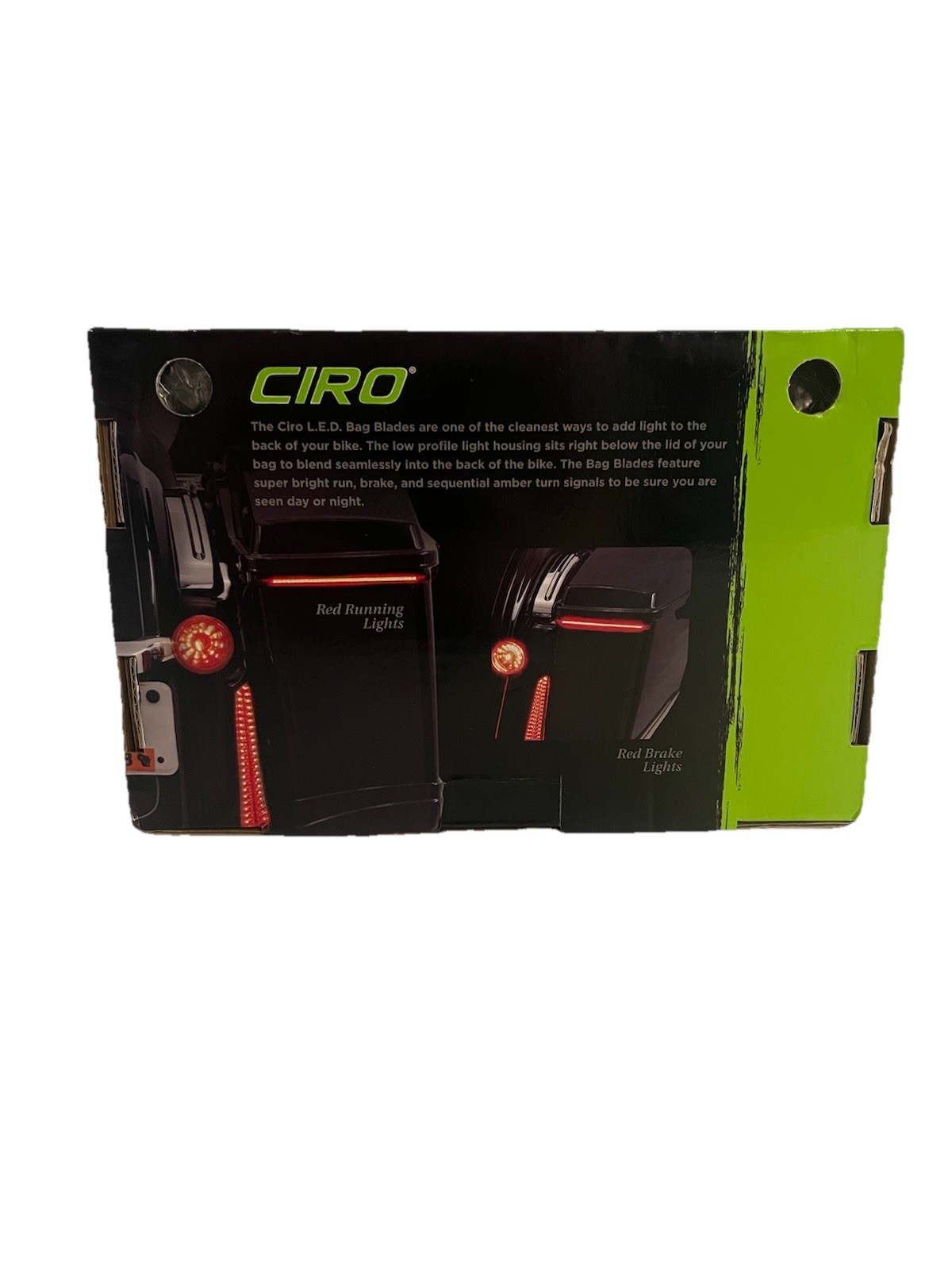 Ciro Bag Blades 4008 With Controller Fits 14 and Up Harley Davidson Touring