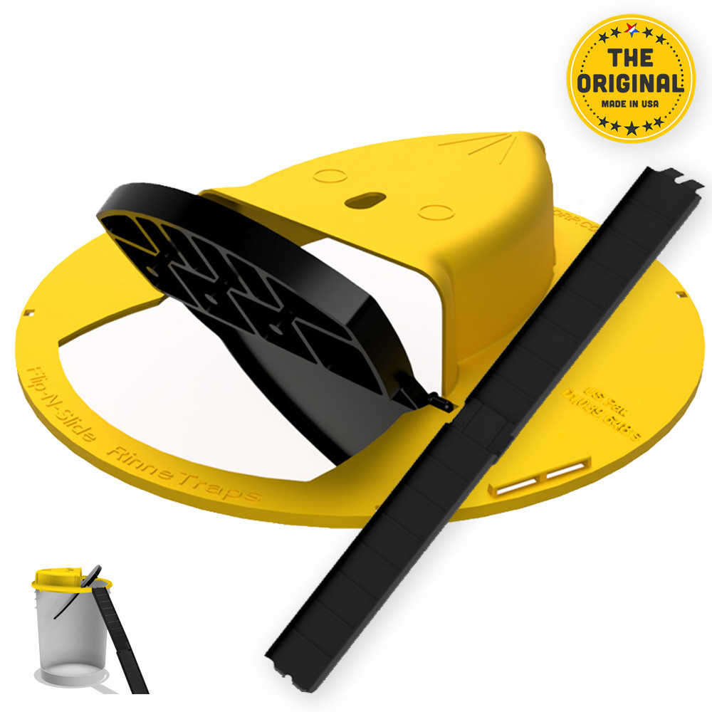 RinneTraps -  | Flip N Slide Bucket Lid Mouse Trap | As Seen on TV/Youtube