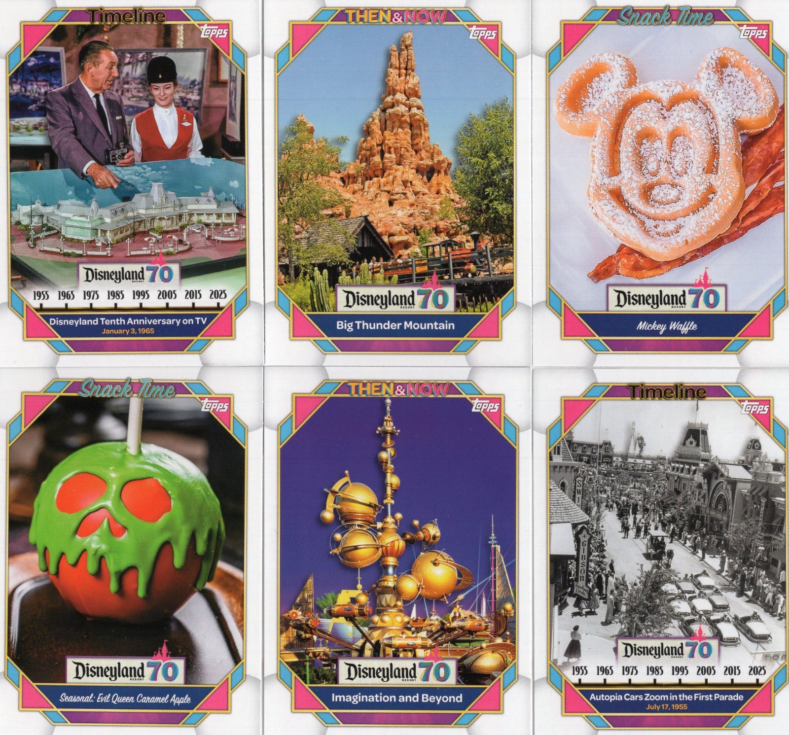 2025 Topps Disneyland 70th Anniversary - Base Insert & Parallel Cards - You Pick