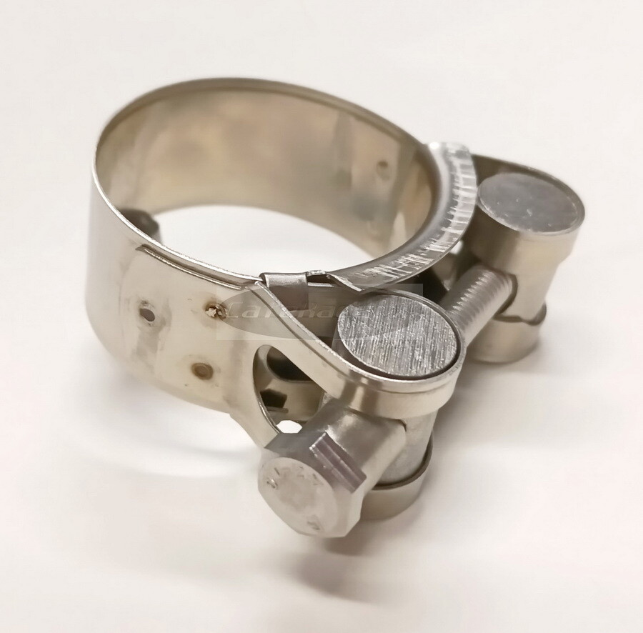 2-1/4 Inch Stainless Steel Exhaust Header Clamp Heavy Duty Barrel Clamp 56-59mm