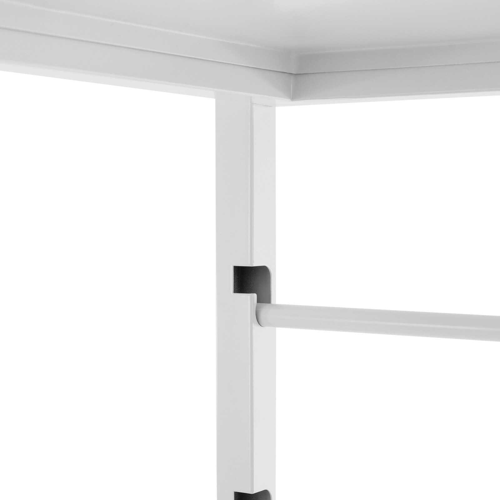 16 Tier White Double Sided Ribbon Organizer Large Capacity Ribbon Storage Holder