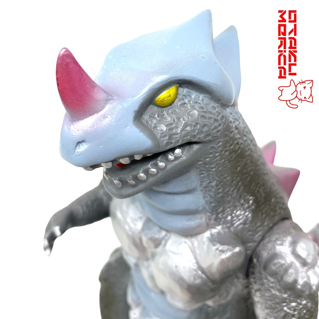 Sunguts "Earth Defense Force" King Saurous (Gray Ver.) - Kaiju Sofubi Figure 8in