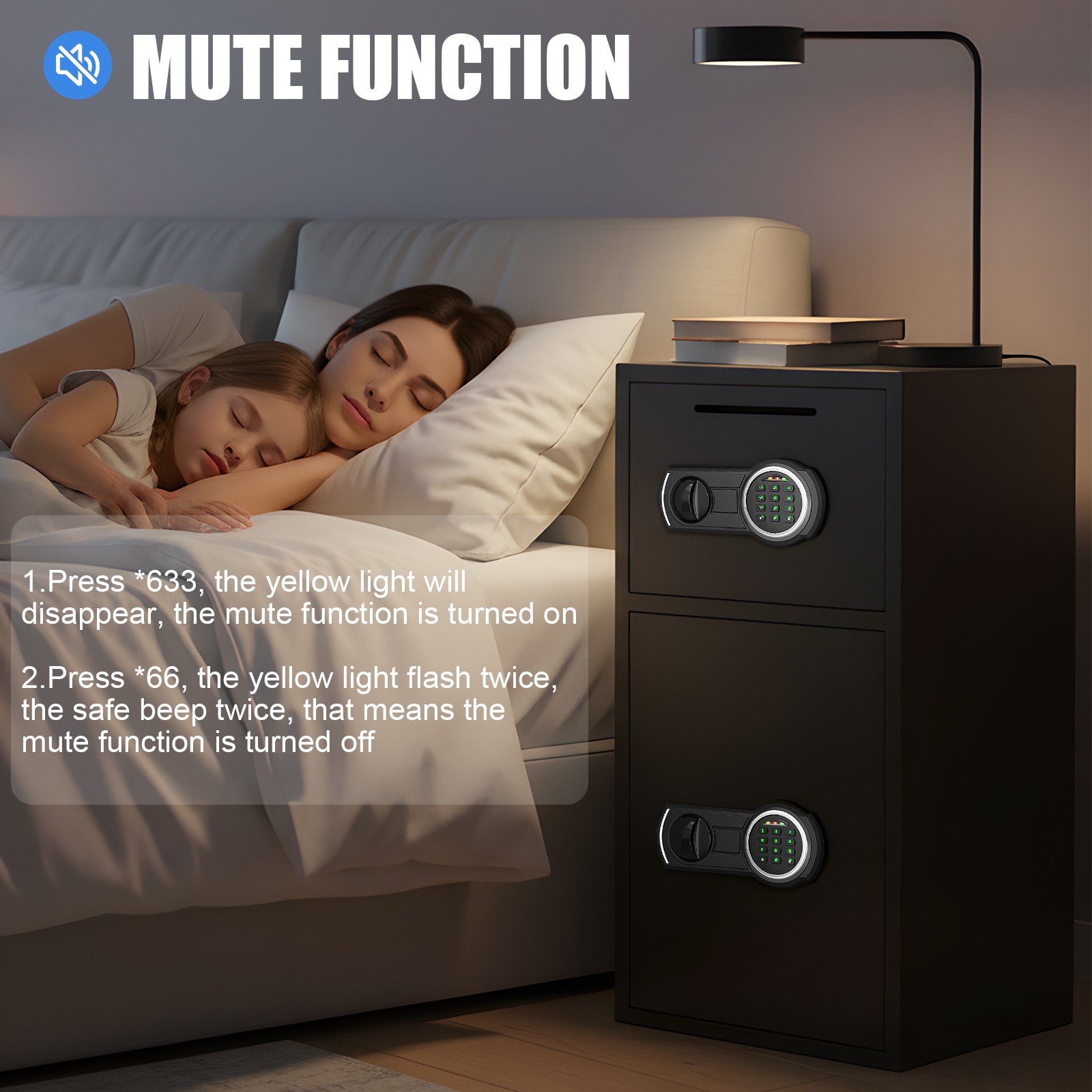 Safe, 6.0 Cub Large Home Safe Box Fireproof Waterproof Bag with Adjustable Shelf