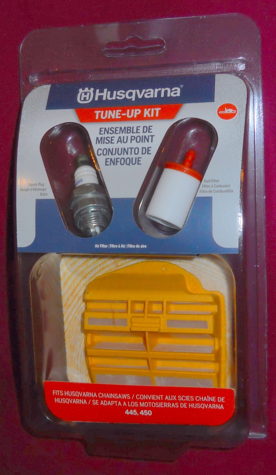 Genuine OEM Husqvarna Maintenance Tune Up Kit 445 450 445e 450e II 450 Rancher