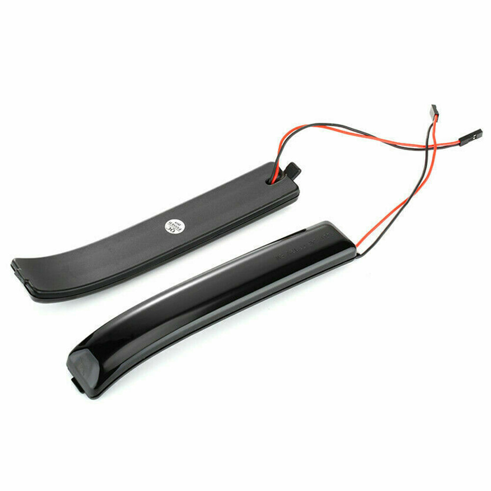 For 09-14 Ford F-150 Smoked LED Side Mirror Turn Signal Marker Reflector Lights