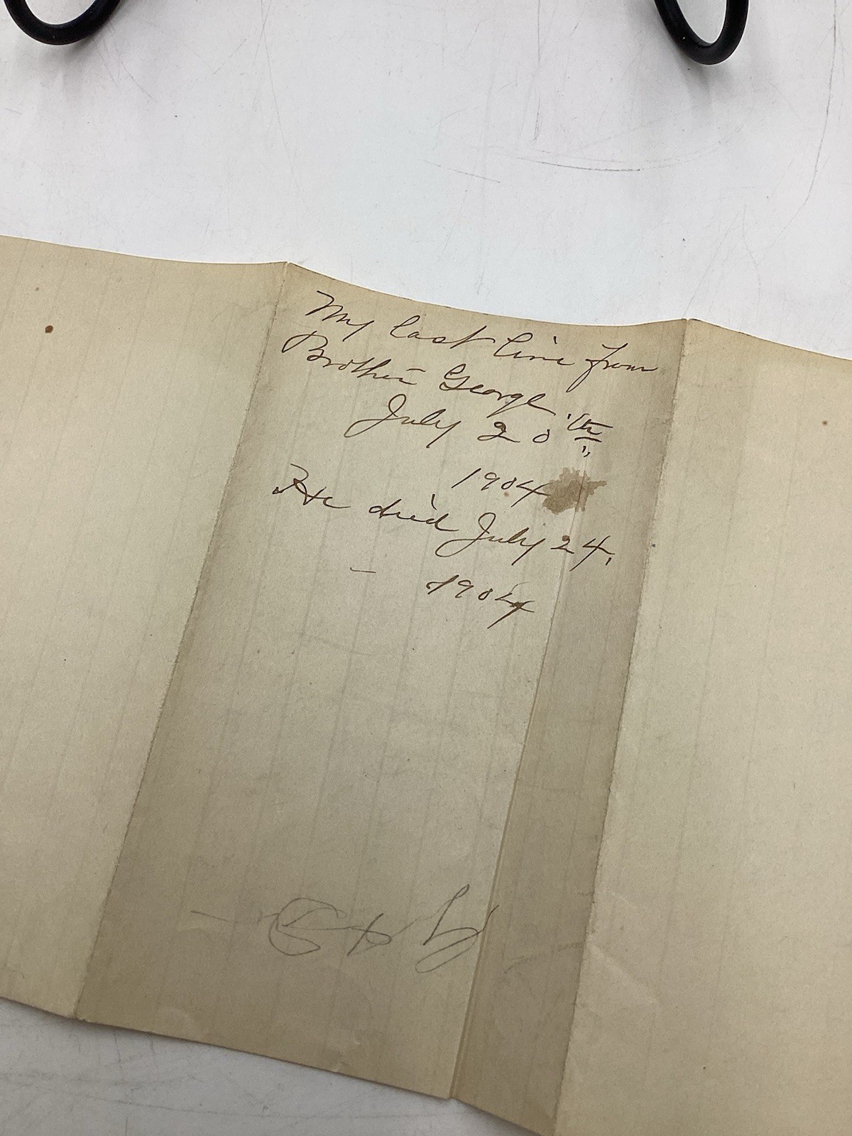 1904 Handwritten Letters-G.A. DROWN-Historical Family Correspondence