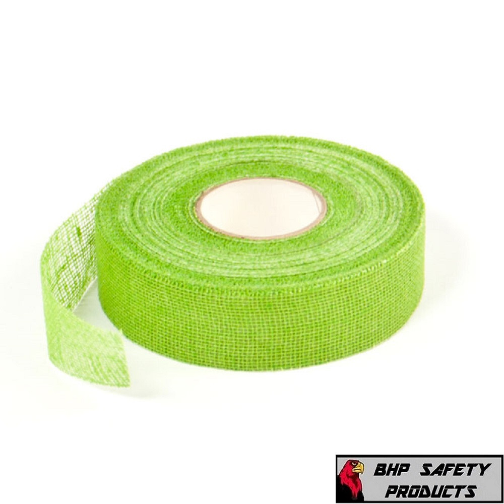 BANTEX COHESIVE GAUZE SAFETY FINGER TAPE GREEN 3/4" X 30 Yd. #1230 (5 ROLL PACK)