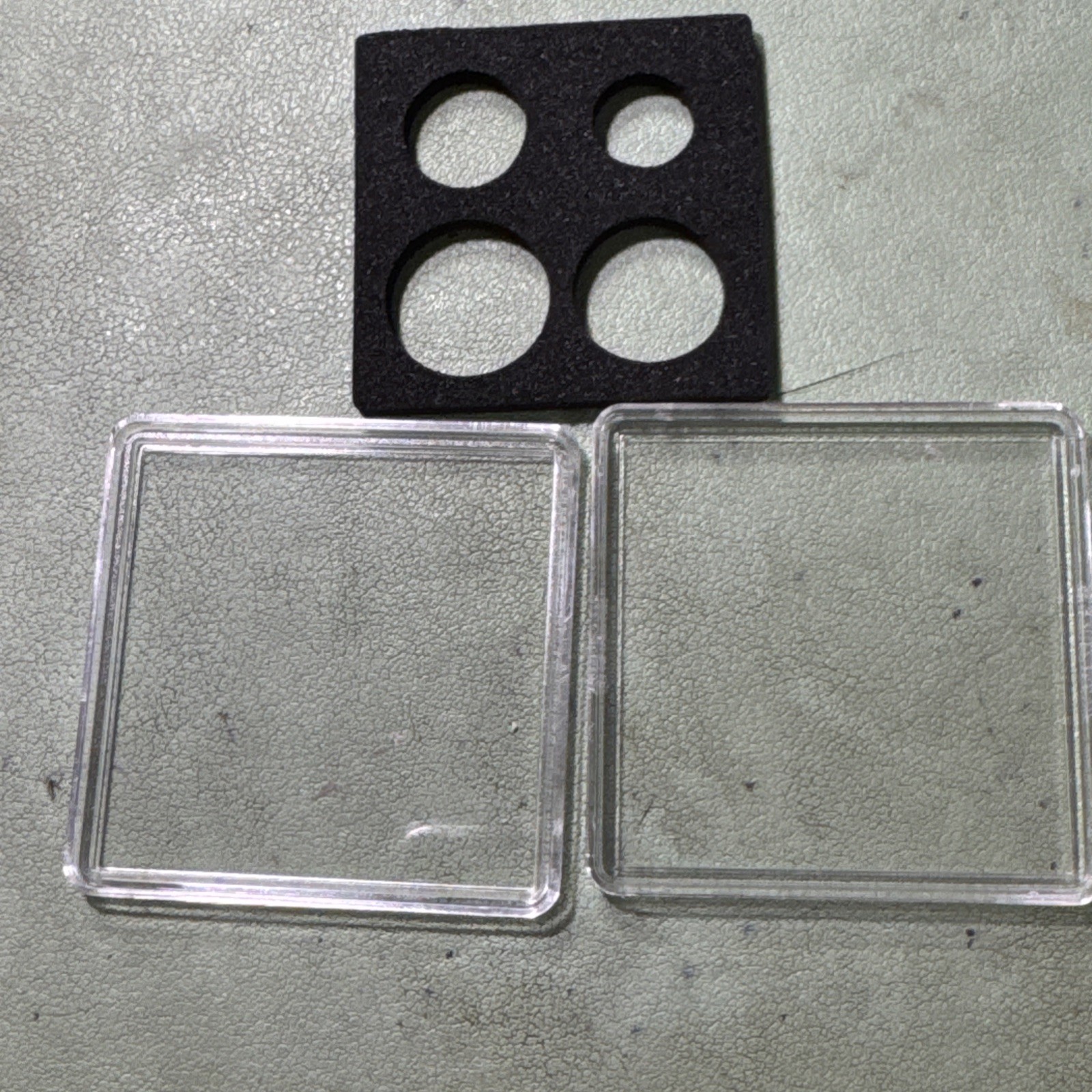 Plastic MAUNDY Case FOR 4 COIN SET, No Coins