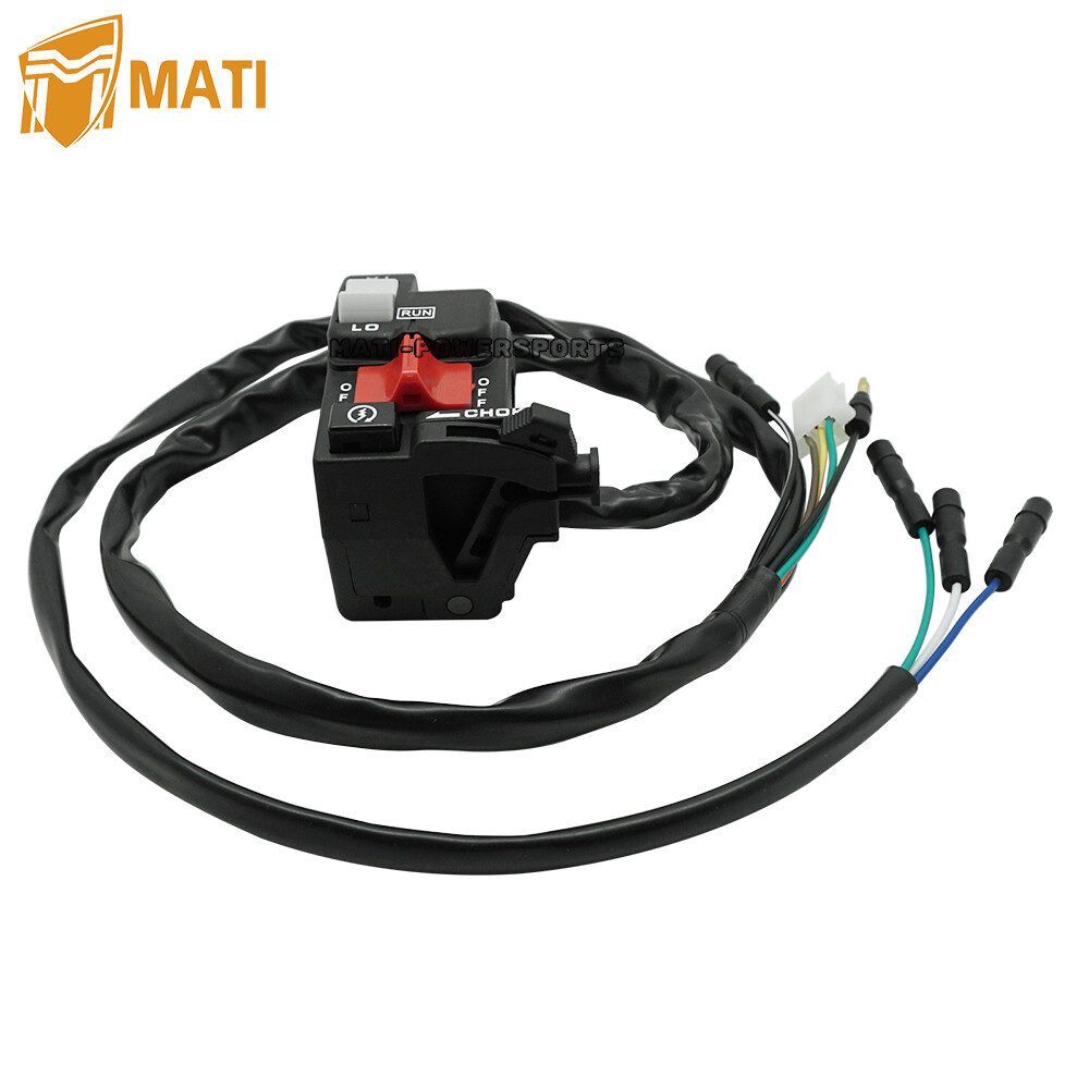 Handlebar Switch Start Kill Stop Button Headlight for Honda FourTrax 300 TRX300