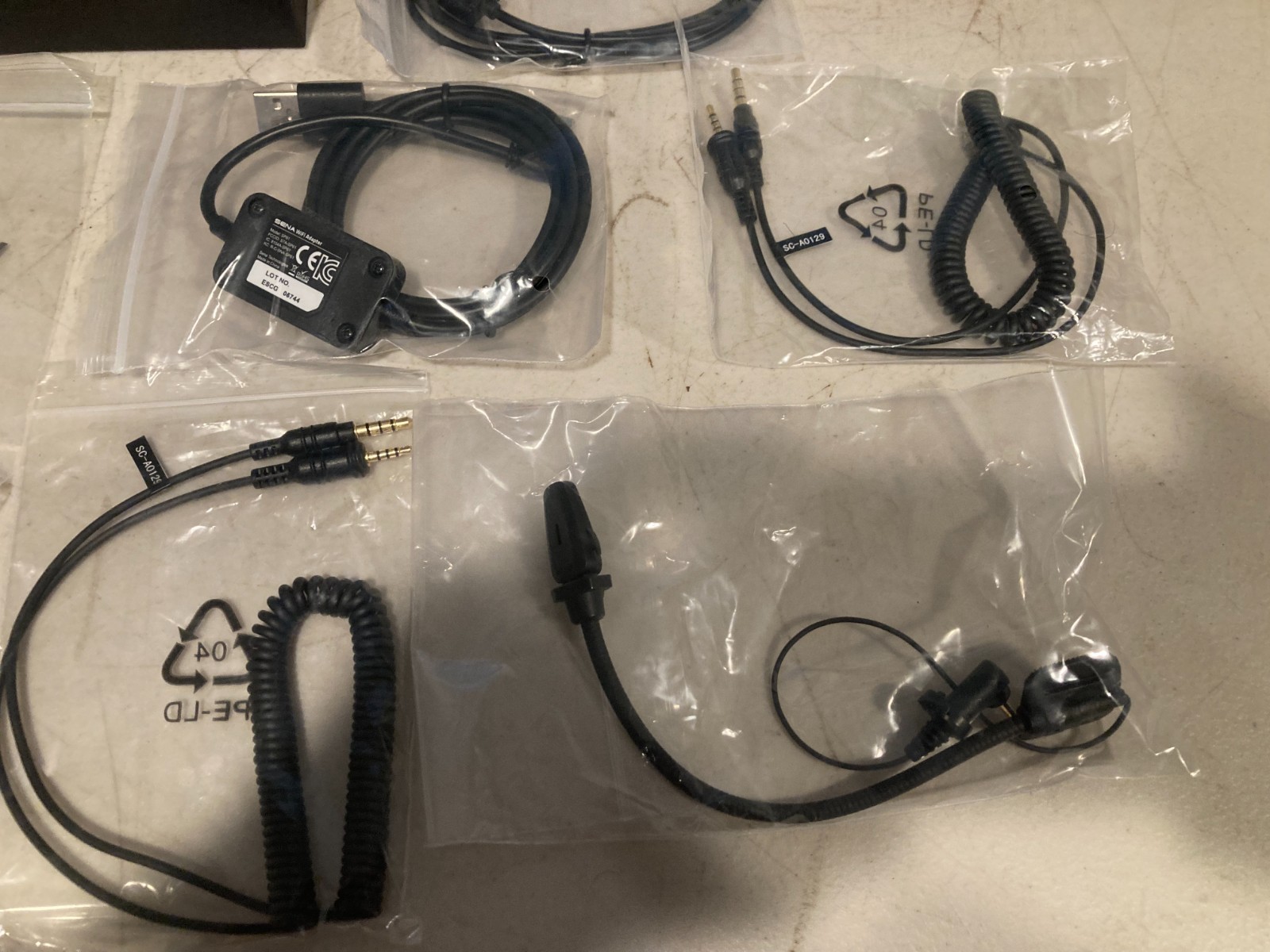 Sena 50S Dual Pack Motorcycle Bluetooth Mesh Intercom Headset System Kit LNK